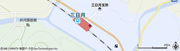 ＪＡ兵庫西三日月周辺の地図