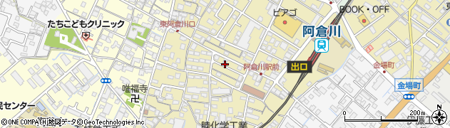 三重県四日市市阿倉川町周辺の地図