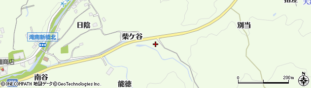 愛知県岡崎市滝町（岡楽）周辺の地図