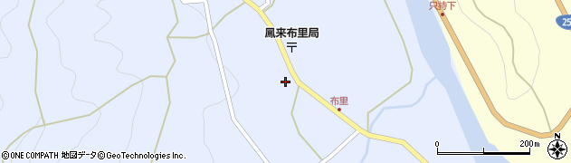 愛知県新城市布里（登り小名）周辺の地図
