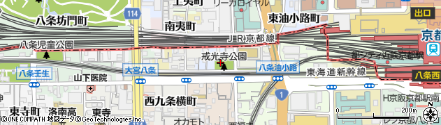 京都府京都市南区西九条戒光寺町周辺の地図