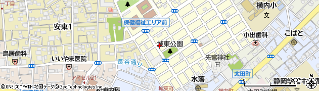 城東町10-4☆akippa駐車場周辺の地図