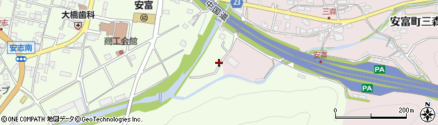 兵庫県姫路市安富町安志1242周辺の地図