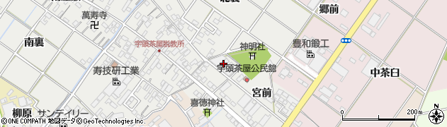 愛知県安城市宇頭茶屋町宮前11周辺の地図