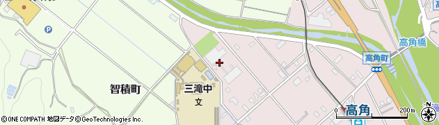 三重県四日市市高角町2607周辺の地図