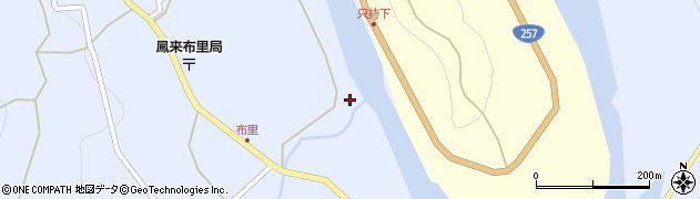 愛知県新城市布里（島貝津）周辺の地図