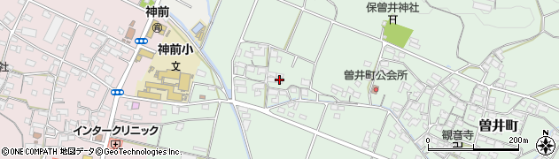 三重県四日市市曽井町628周辺の地図