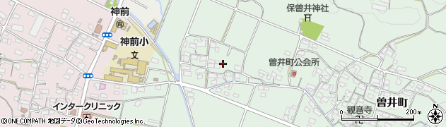 三重県四日市市曽井町626周辺の地図