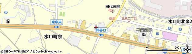 滋賀県甲賀市水口町泉1173周辺の地図