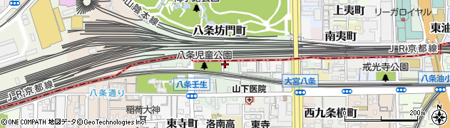 京都府京都市南区八条町474周辺の地図