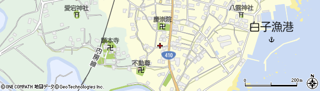 千葉県南房総市千倉町白子21周辺の地図
