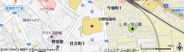 不二家神戸　イトーヨーカドー安城店周辺の地図