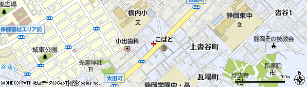 静岡県静岡市葵区巴町周辺の地図