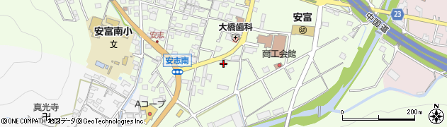 兵庫県姫路市安富町安志1123周辺の地図