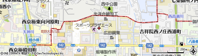 京都府京都市南区吉祥院西ノ庄向田町周辺の地図