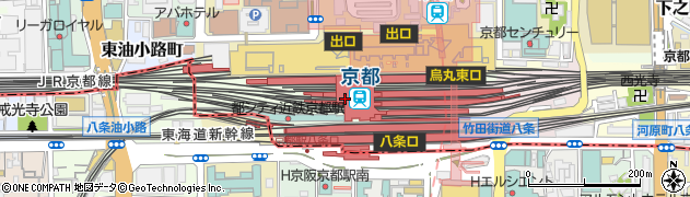 株式会社近鉄リテールサービス　京都営業所周辺の地図
