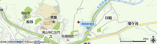 愛知県岡崎市滝町（入山）周辺の地図