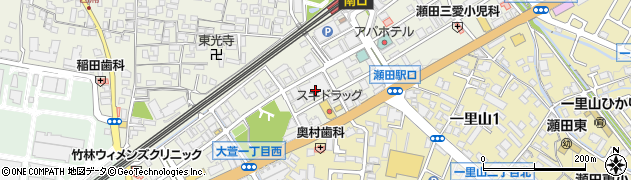 瀬田ＢＭ周辺の地図