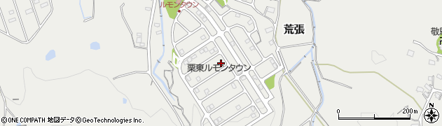 滋賀県栗東市荒張996周辺の地図