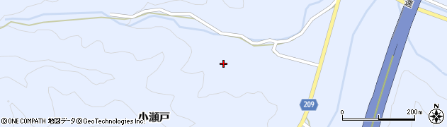 静岡県静岡市葵区小瀬戸1257周辺の地図