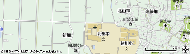 東浦町立北部中学校周辺の地図