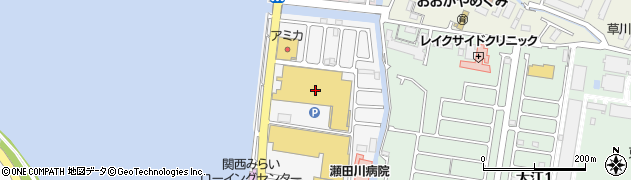 アヤハディオ瀬田店周辺の地図