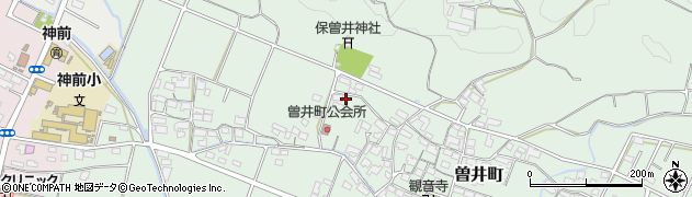 三重県四日市市曽井町754周辺の地図