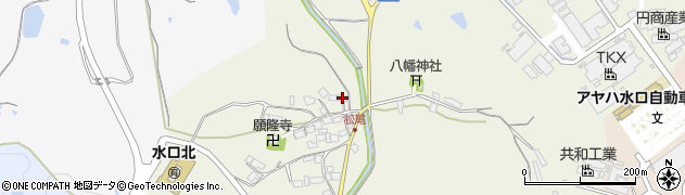 滋賀県甲賀市水口町松尾1312周辺の地図