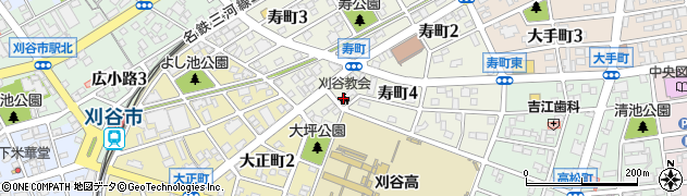 日本福音ルーテル刈谷教会周辺の地図