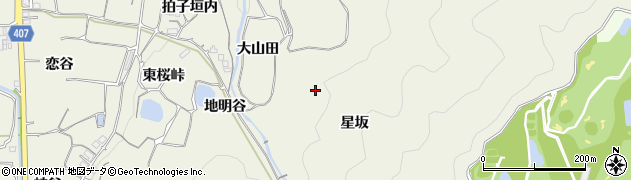 京都府亀岡市曽我部町寺（星坂）周辺の地図