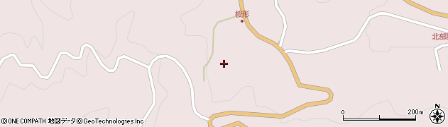 愛知県岡崎市桜形町（西貝津）周辺の地図
