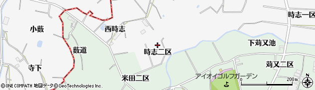 愛知県東浦町（知多郡）森岡（時志二区）周辺の地図