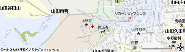 京都府京都市西京区山田箱塚町周辺の地図
