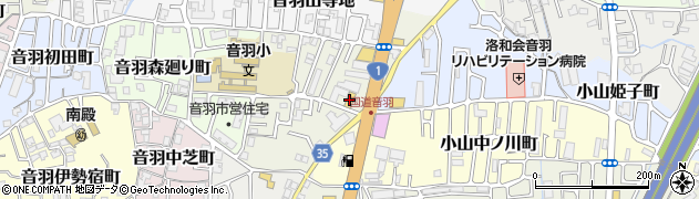 エイジフリー小規模多機能ケア京都音羽周辺の地図