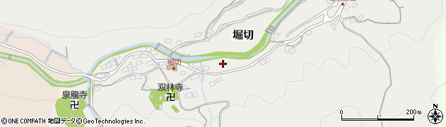 静岡県伊豆市堀切周辺の地図