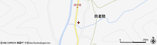 愛知県新城市玖老勢（薮ノ内）周辺の地図