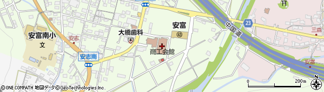 姫路市立図書館　安富分館周辺の地図