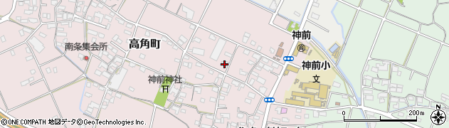 三重県四日市市高角町2992周辺の地図