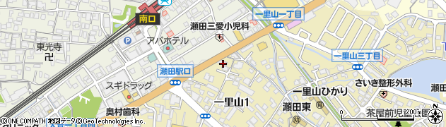 じてんしゃチャンピオン　瀬田店周辺の地図