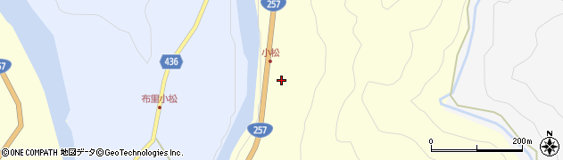 愛知県新城市只持（小松ノ）周辺の地図