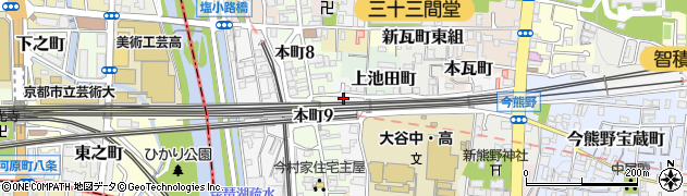 京都府京都市東山区本池田町533周辺の地図