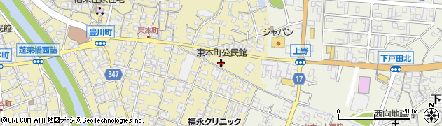 東本町公会堂周辺の地図