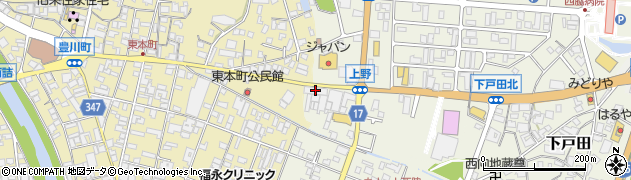 高瀬味噌株式会社周辺の地図
