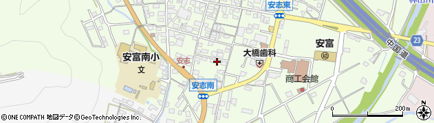 兵庫県姫路市安富町安志1063周辺の地図