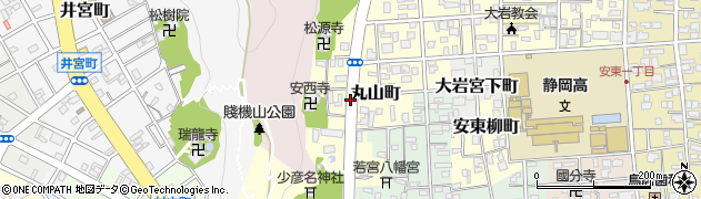 丸山町周辺の地図