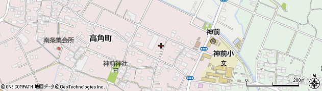 三重県四日市市高角町2991-5周辺の地図