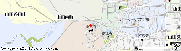 京都府京都市西京区山田箱塚町25周辺の地図