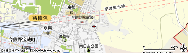 京都府京都市東山区今熊野日吉町25周辺の地図