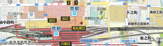 京都劇場周辺の地図