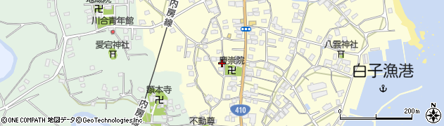 千葉県南房総市千倉町白子69周辺の地図